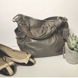 Coach metallic purse